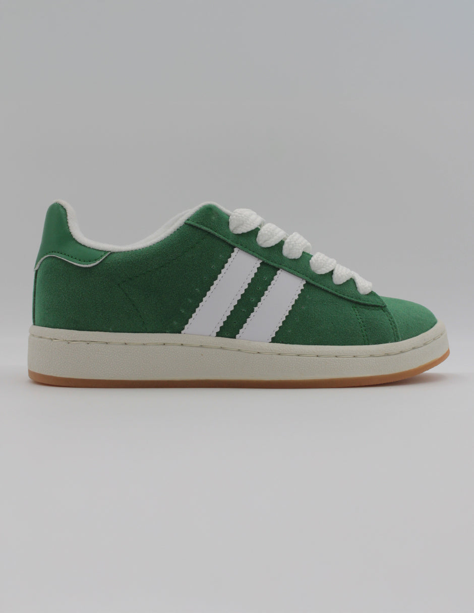 Tenis con cordones Bear en Gamuza sintética – Verde