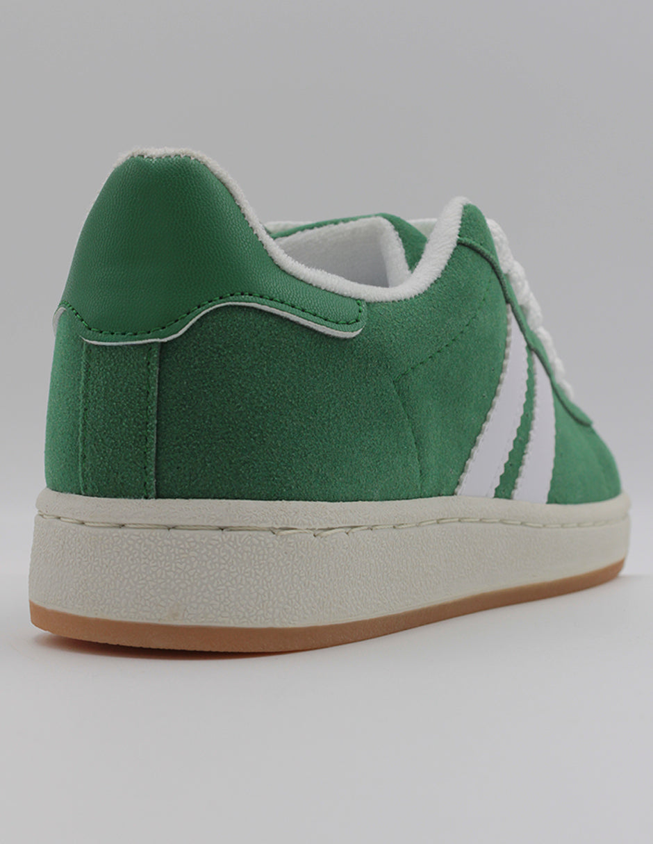 Tenis con cordones Bear en Gamuza sintética – Verde