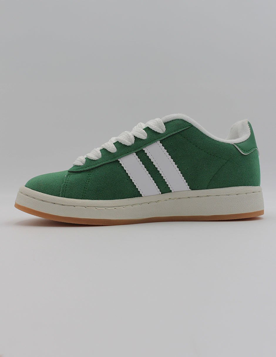 Tenis con cordones Bear en Gamuza sintética – Verde