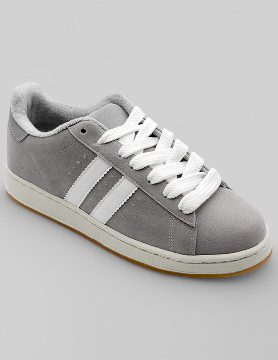 Tenis con cordones Bear en Gamuza sintética – Gris