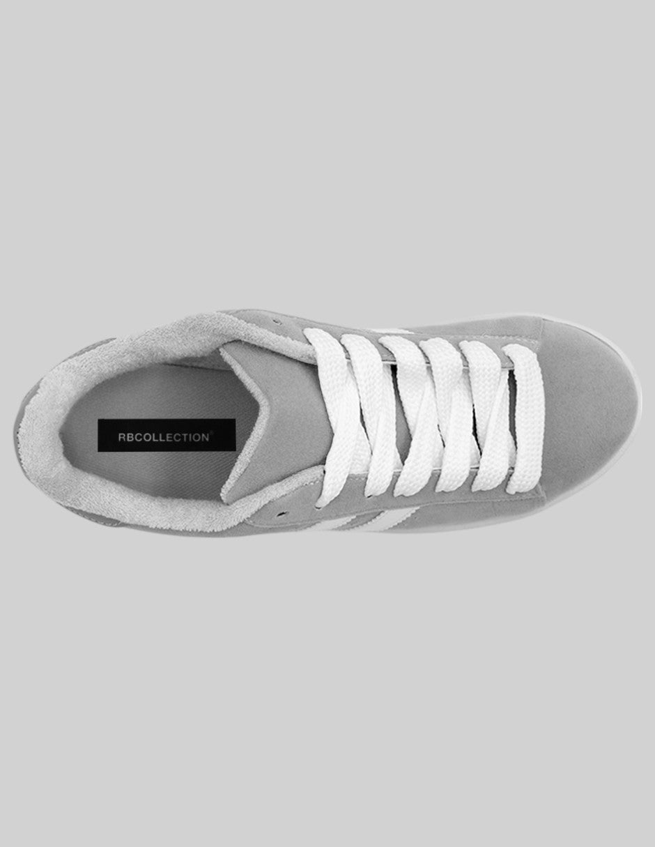Tenis con cordones Bear en Gamuza sintética – Gris