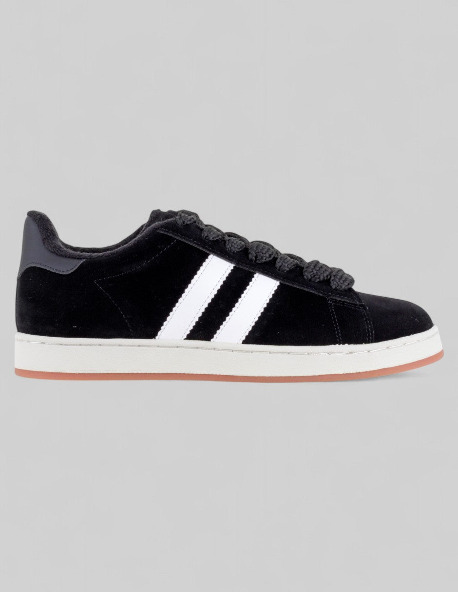 Tenis con cordones Bear en Gamuza sintética – Negro