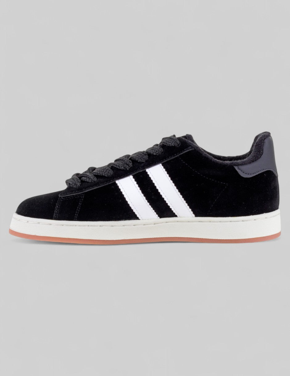 Tenis con cordones Bear en Gamuza sintética – Negro