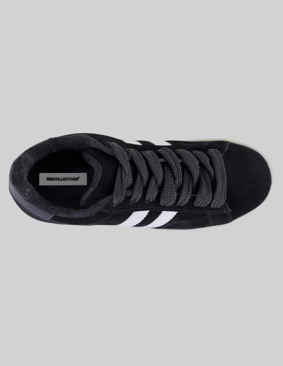 Tenis con cordones Bear en Gamuza sintética – Negro