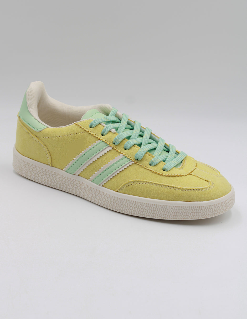 Tenis con cordones  Bear en Textil – Amarillo