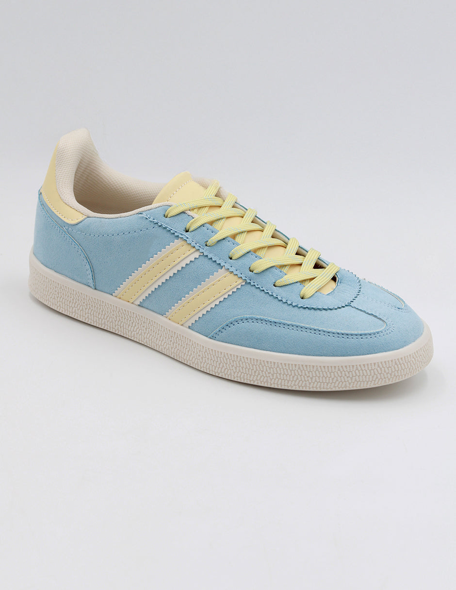 Tenis con cordones  Bear en Textil – Azul