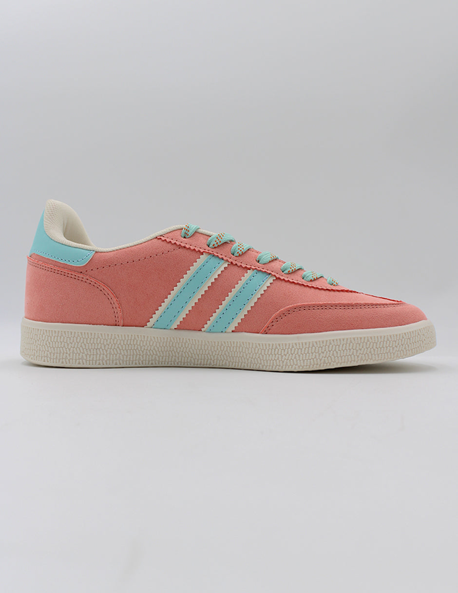 Tenis con cordones  Bear en Textil – Rosa