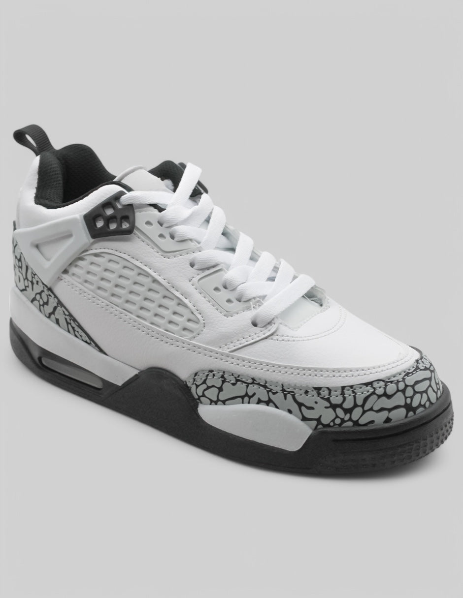 Tenis Exterior Piel vegana Color Blanco Para Niño De RBCOLLECTION