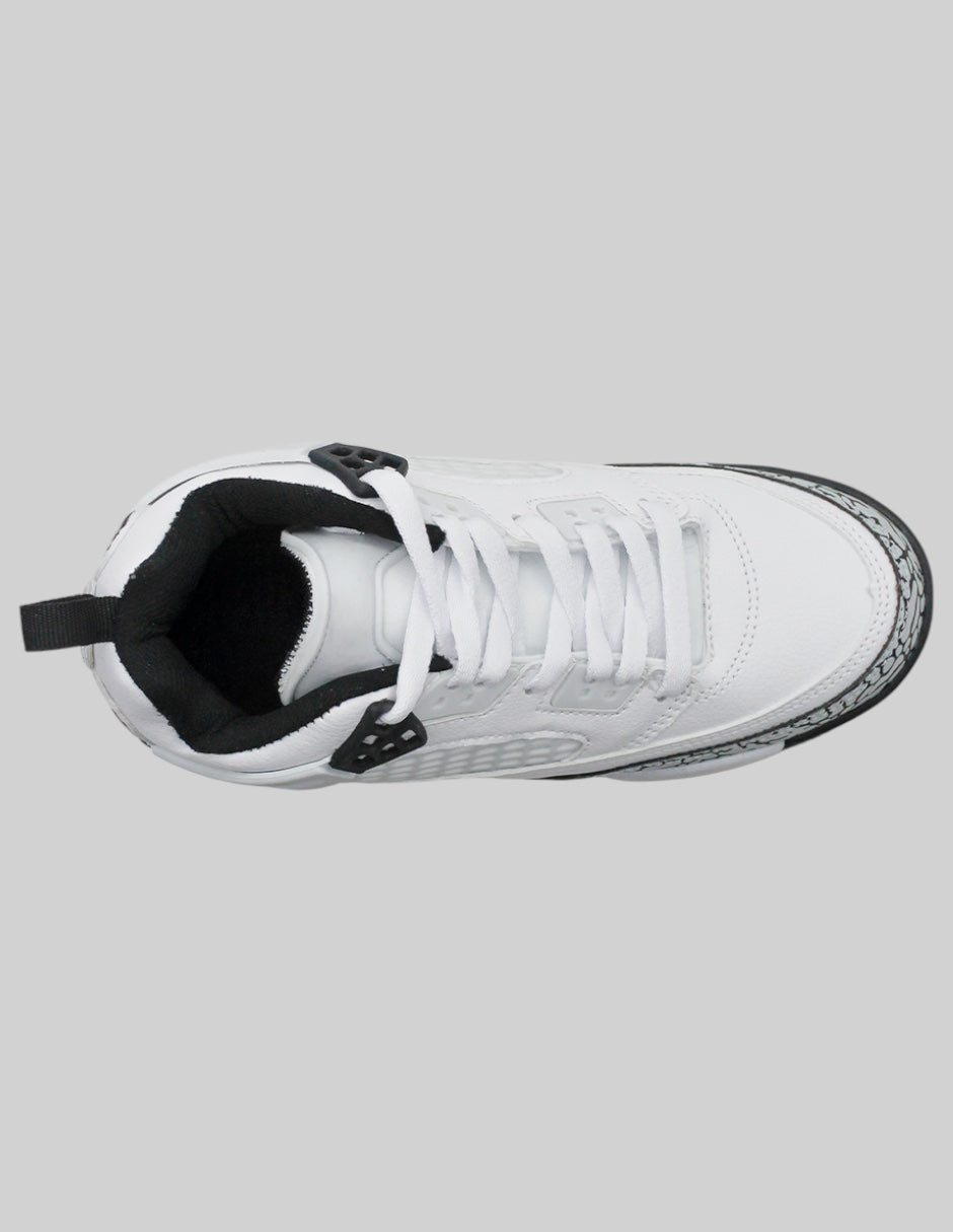 Tenis Kids en Piel vegana – Blanco