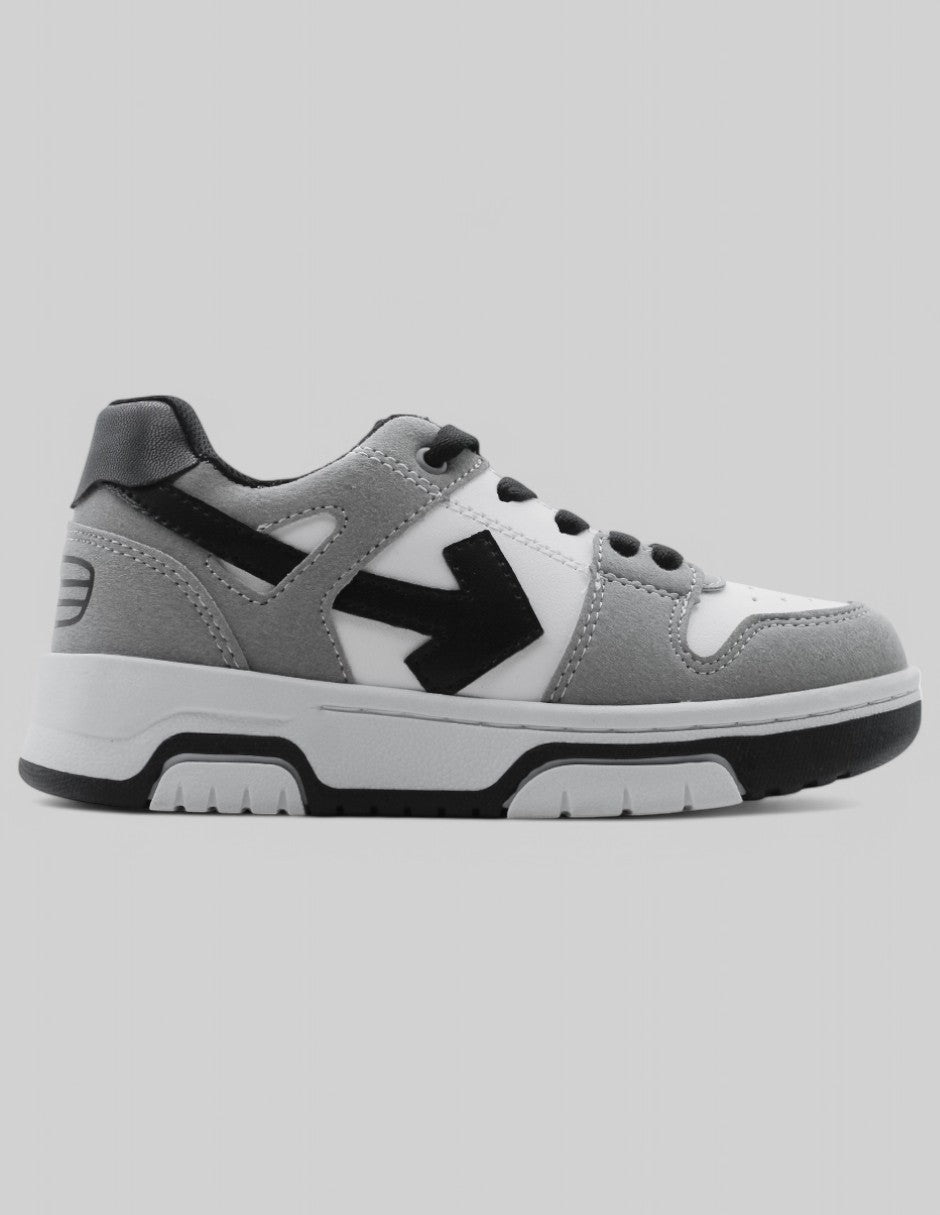 Tenis Kids en Piel vegana – Blanco
