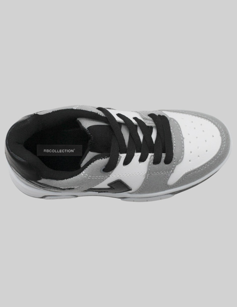 Tenis Kids en Piel vegana – Blanco