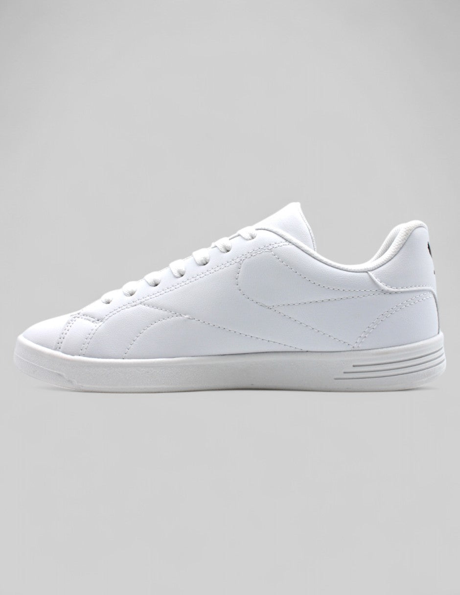 Tenis con cordones Agle Piel vegana - Blanco