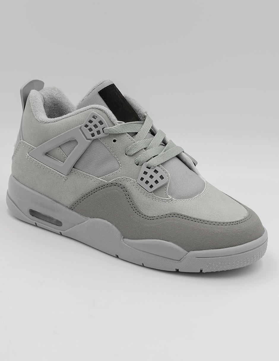 Tenis con cordones  Agle en Textil – Gris