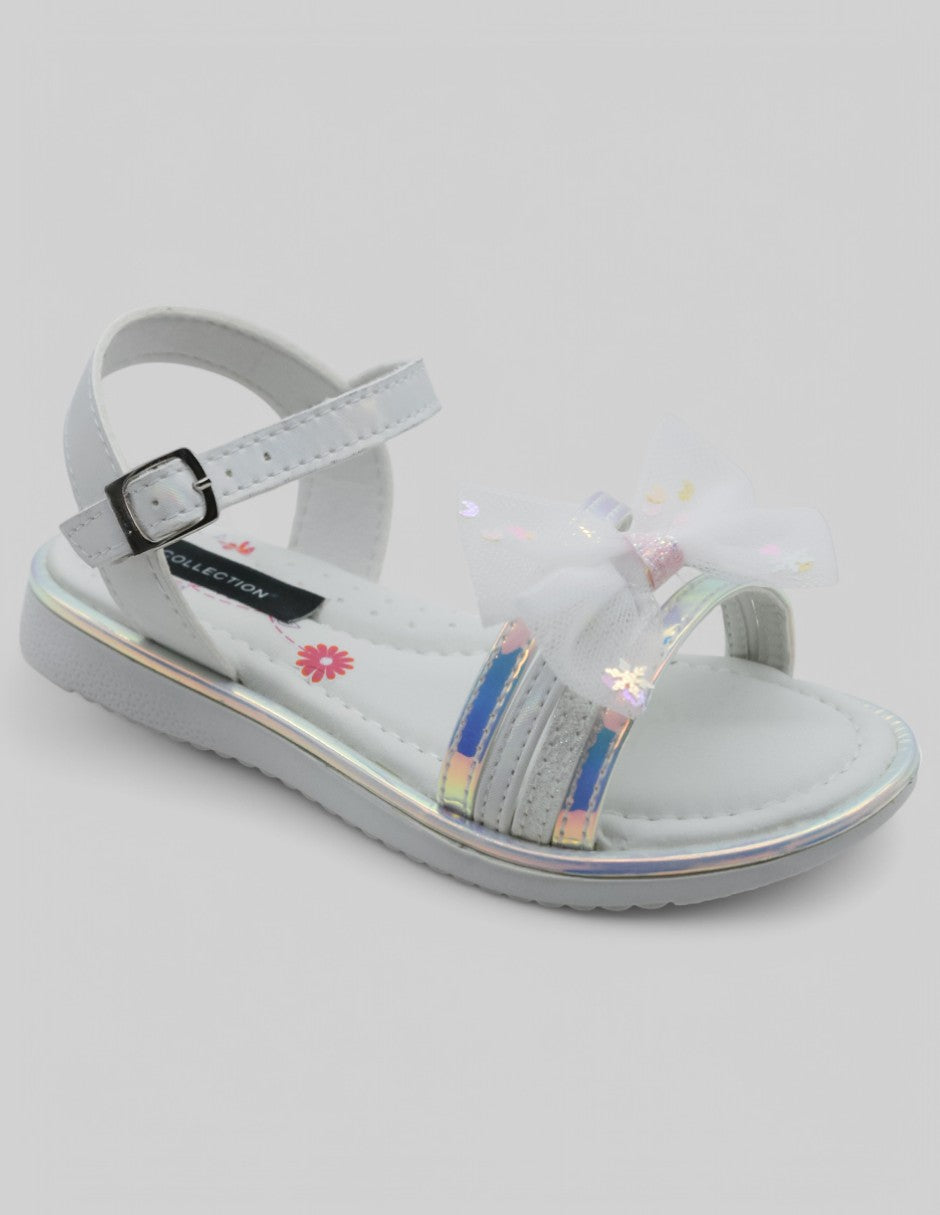 Sandalias Exterior Piel vegana Color Blanco Para Niña De RBCOLLECTION