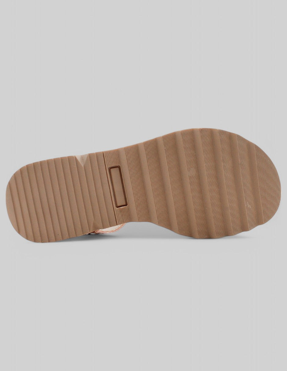 Sandalias Kids en Piel vegana – Rosa