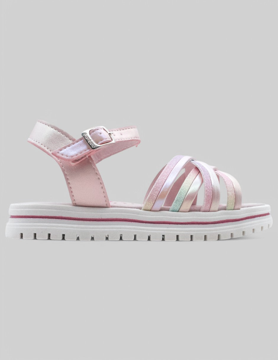 Sandalias Kids en Piel vegana – Multicolor