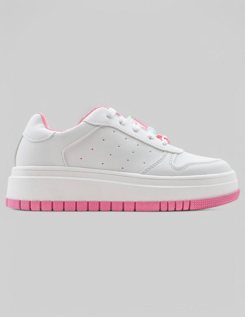 Tenis Kids en Piel – Blanco