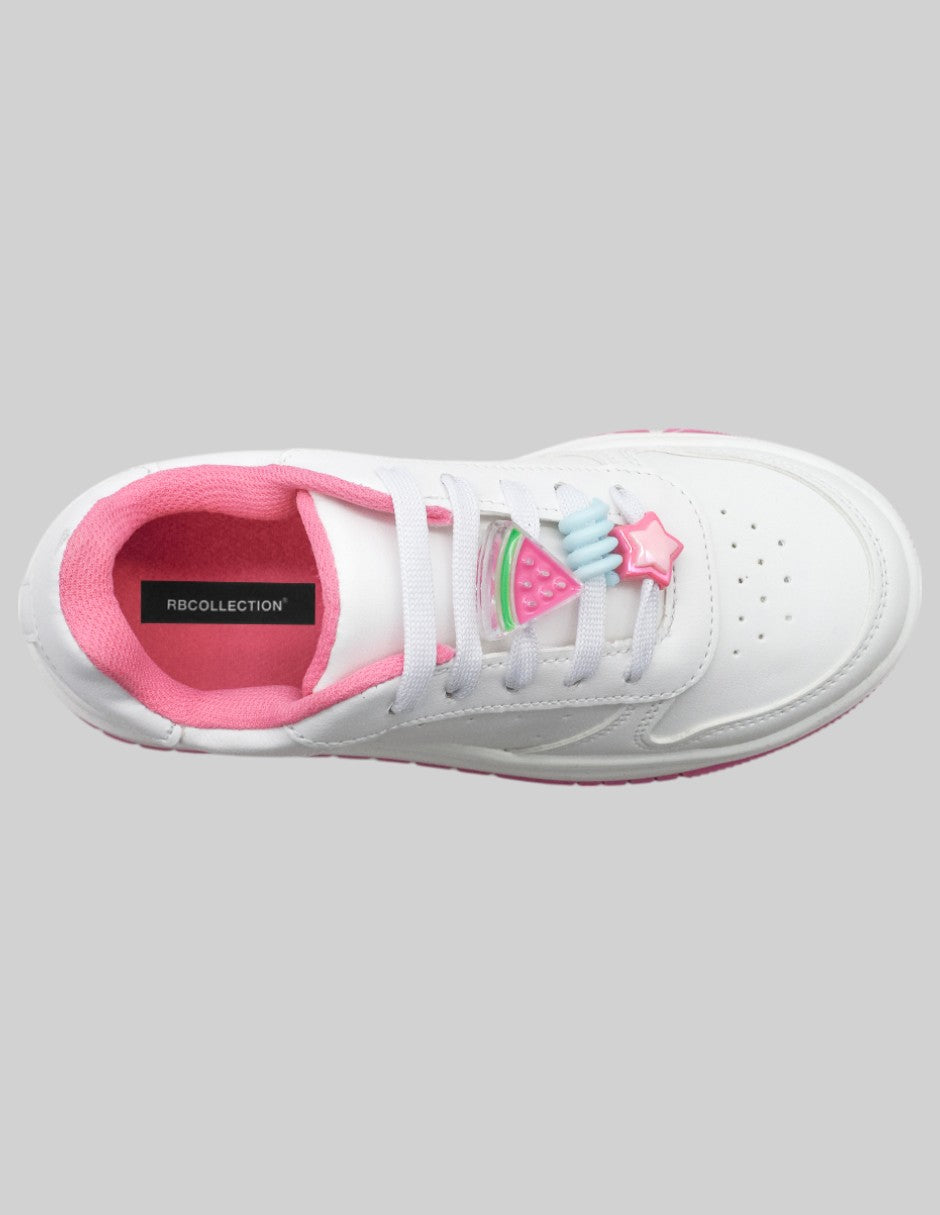 Tenis Kids en Piel – Blanco