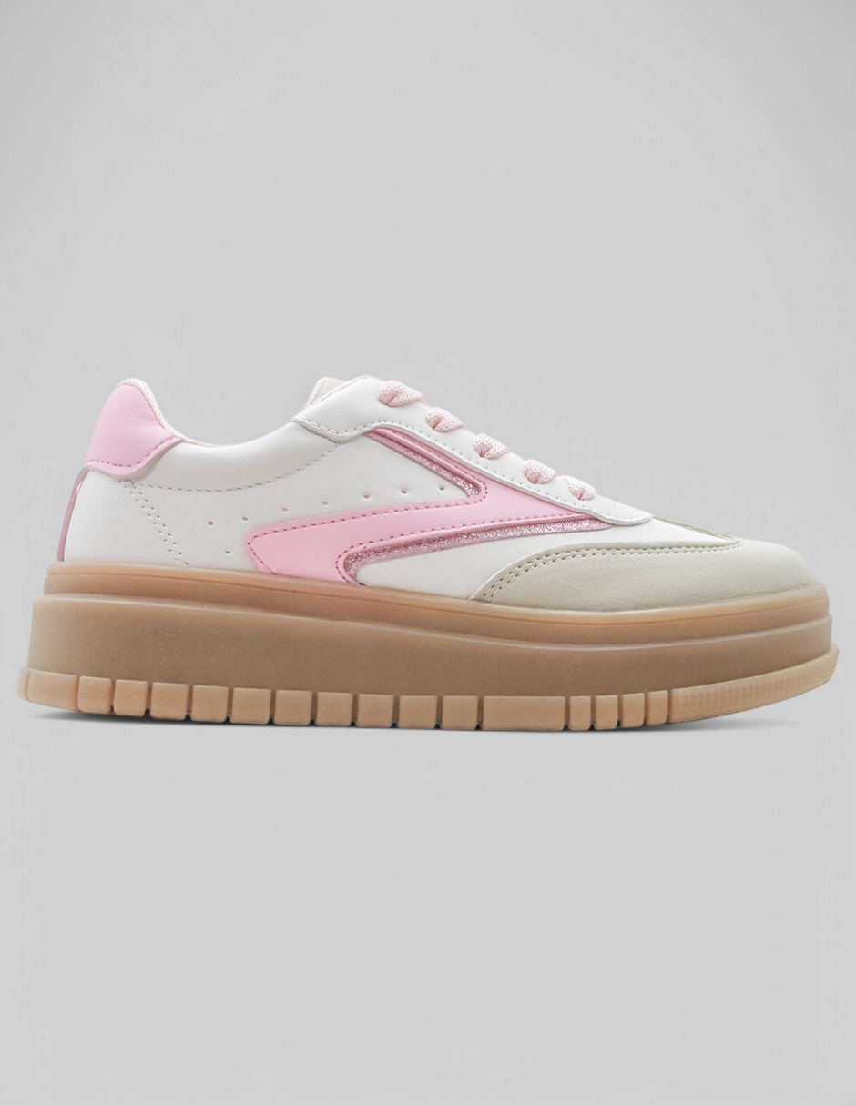 Tenis Kids en Piel vegana – Blanco