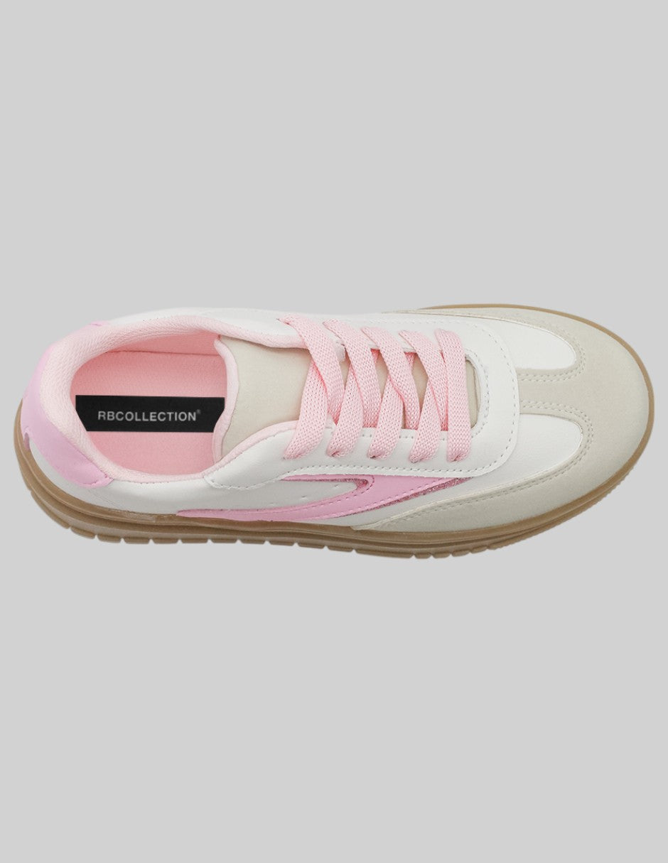 Tenis Kids en Piel vegana – Blanco