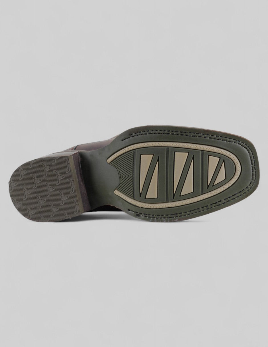 Botas tipo western Cowboy en Piel – Café