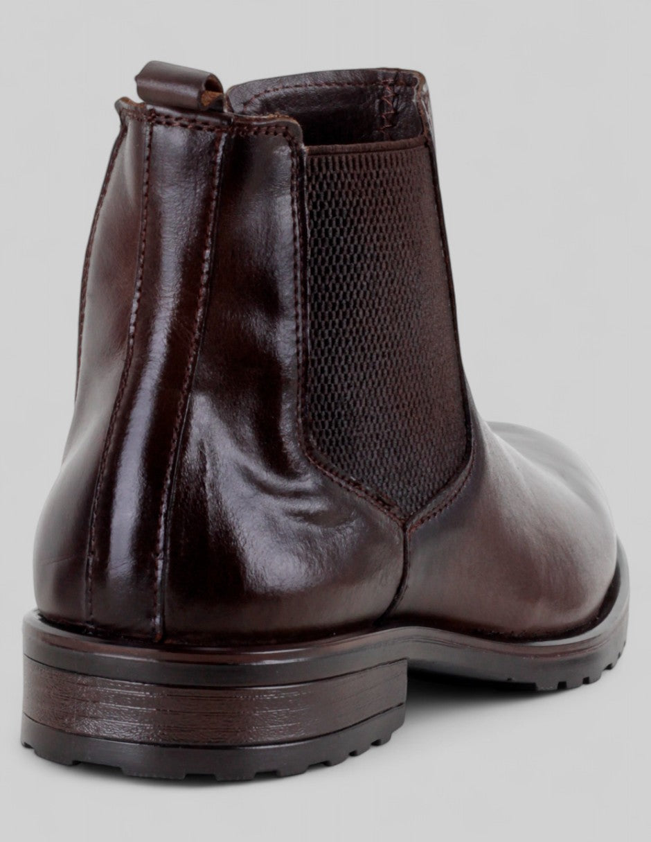 Botas casuales Hand made en Piel – Café