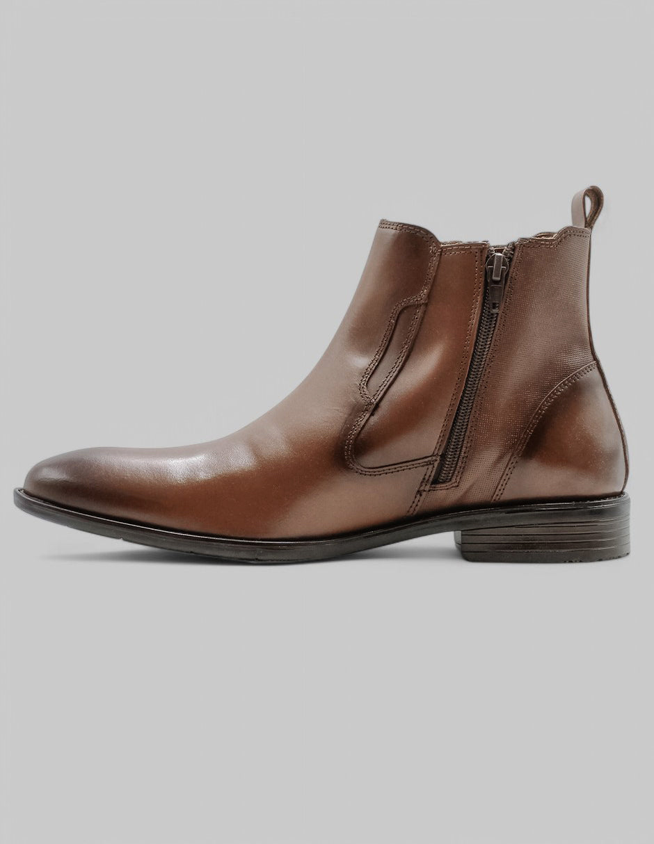 Botas casuales Hand Made en Piel – Café