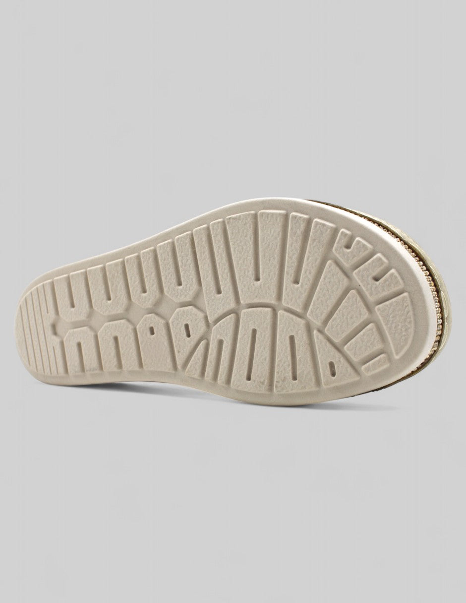 Sandalias con plataforma Onne Piel vegana - Beige