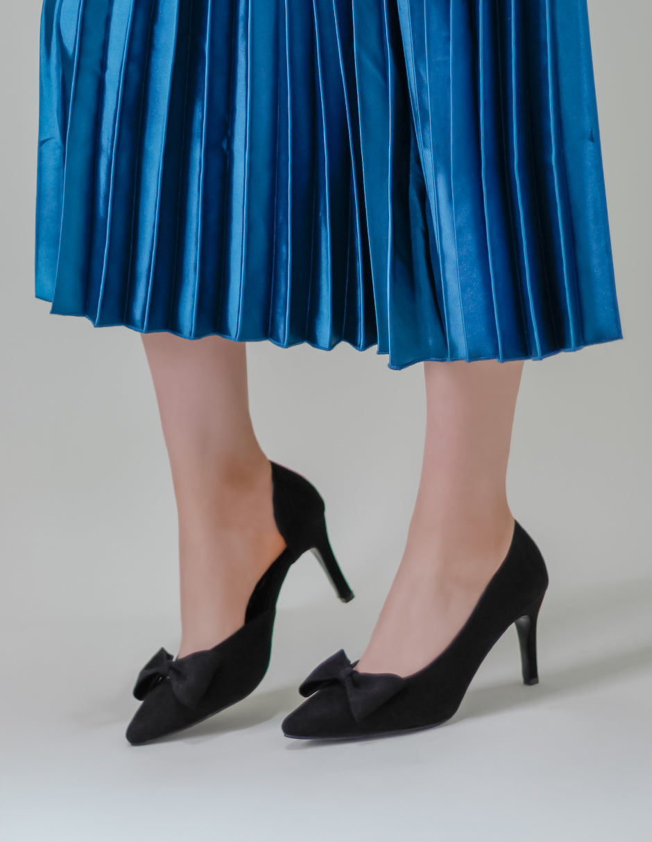 Zapatillas Leidy en Gamuza sintética – Negro