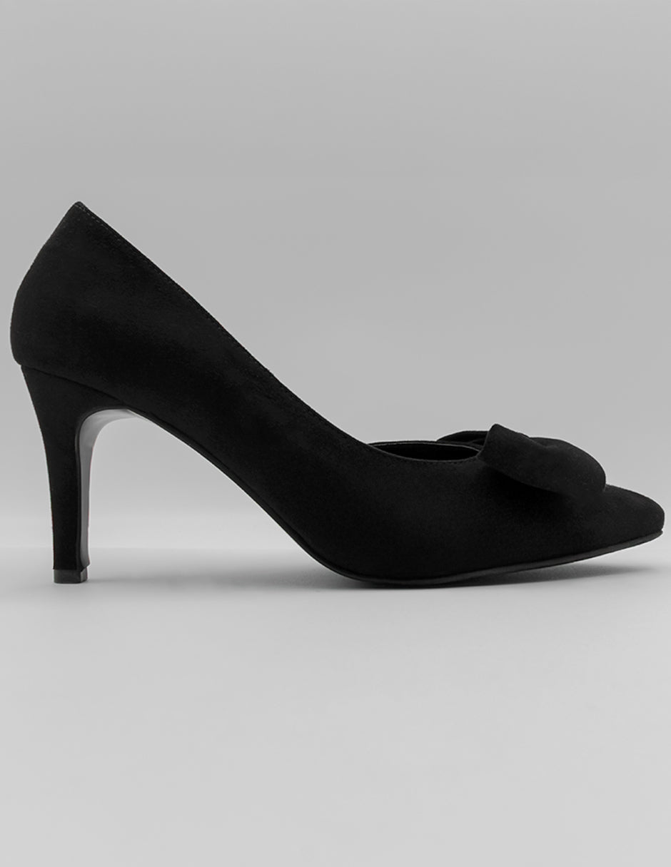 Zapatillas Leidy en Gamuza sintética – Negro