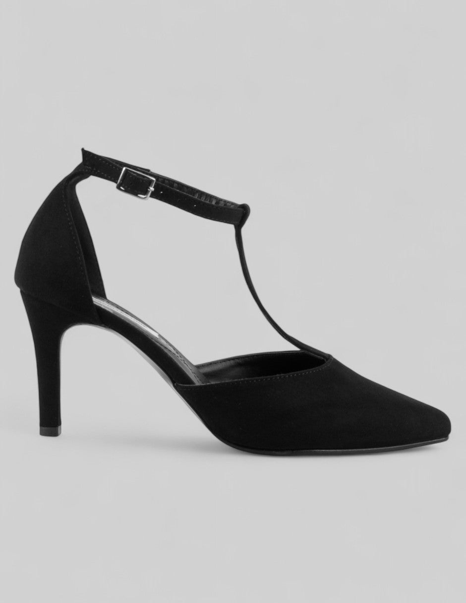 Zapatillas Stick en Gamuza – Negro