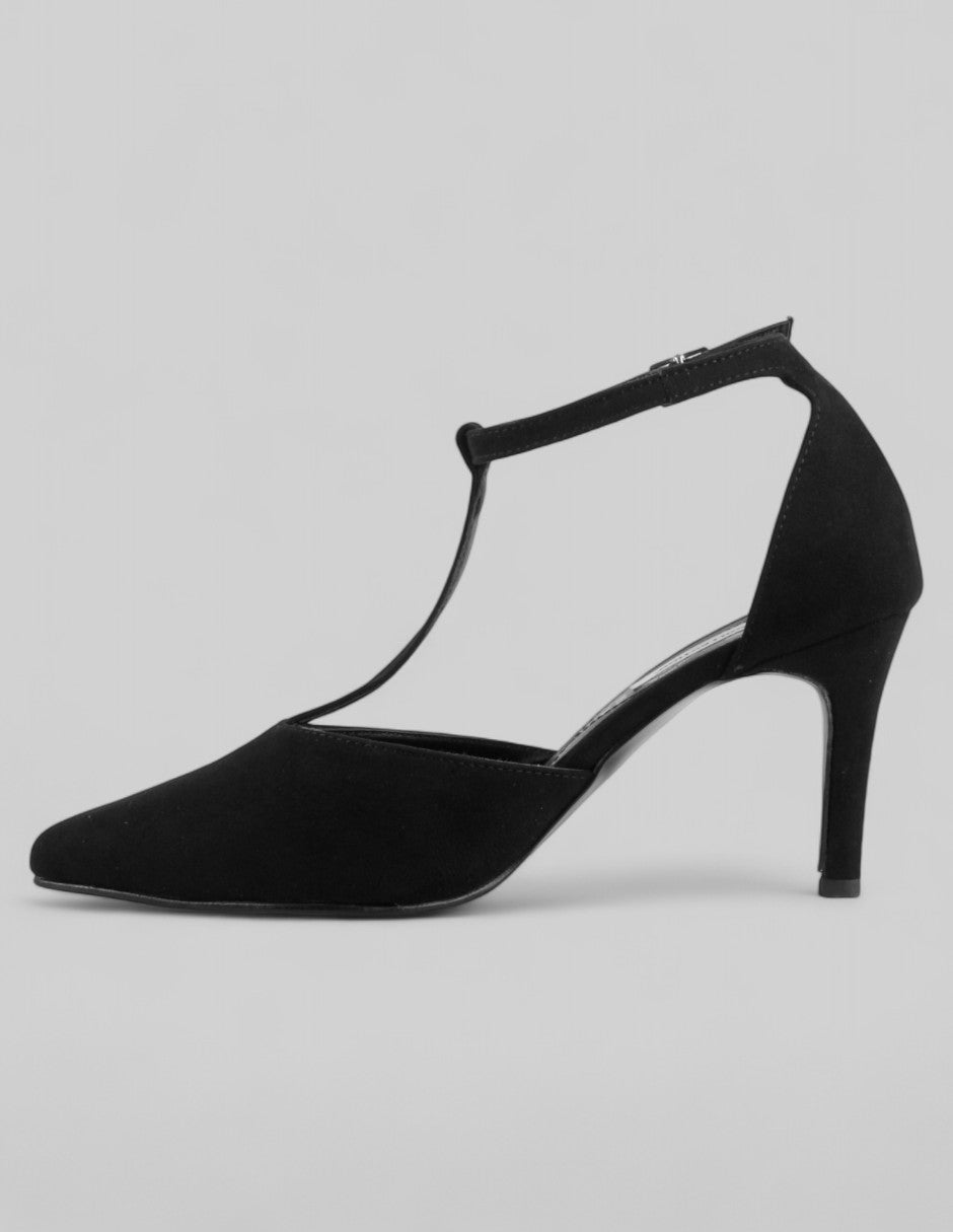 Zapatillas Stick en Gamuza – Negro