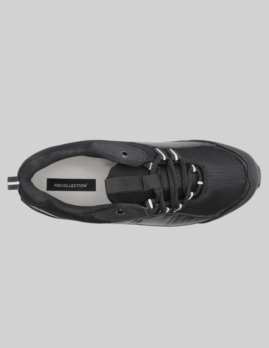 Tenis para correr Sport en Piel vegana – Negro