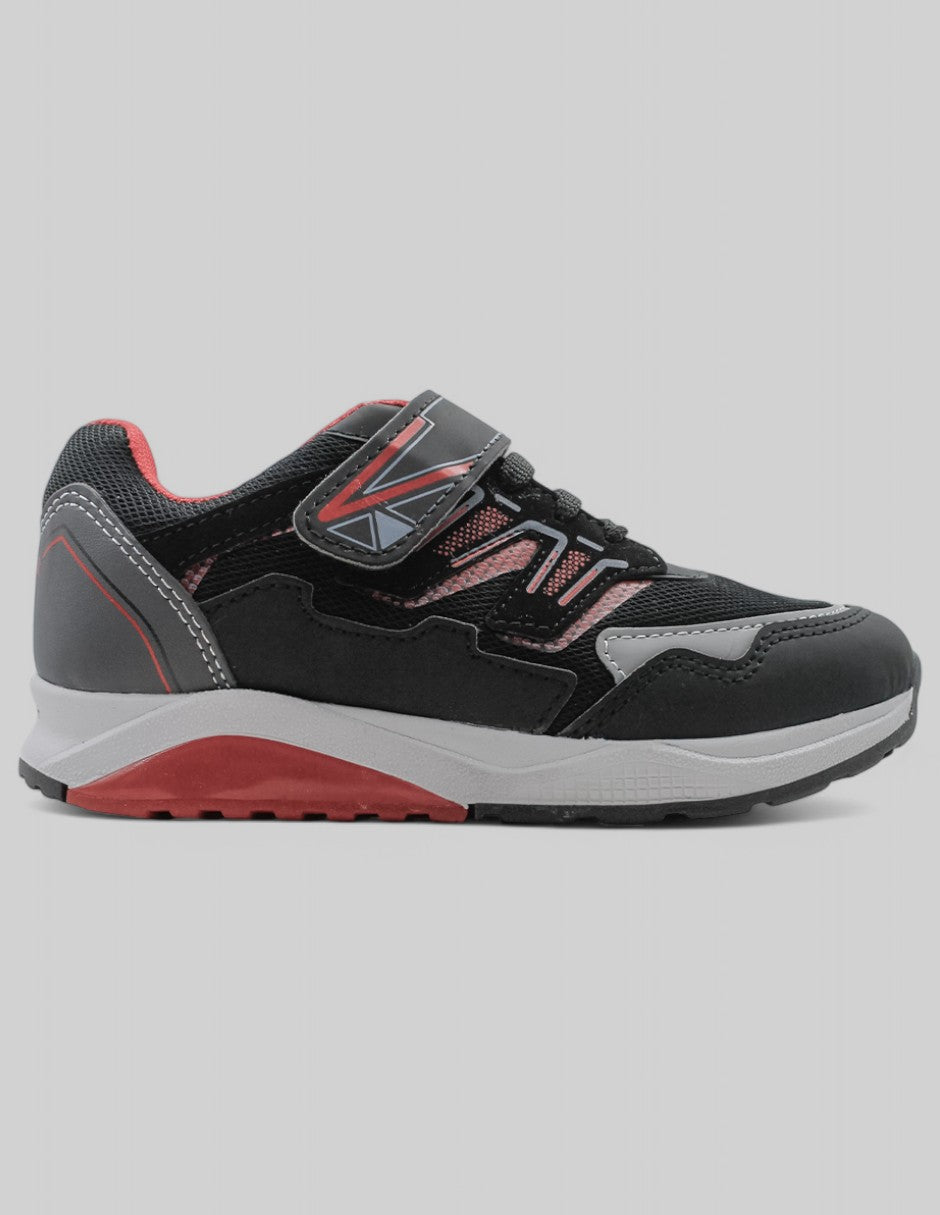Tenis Kids en Textil – Negro