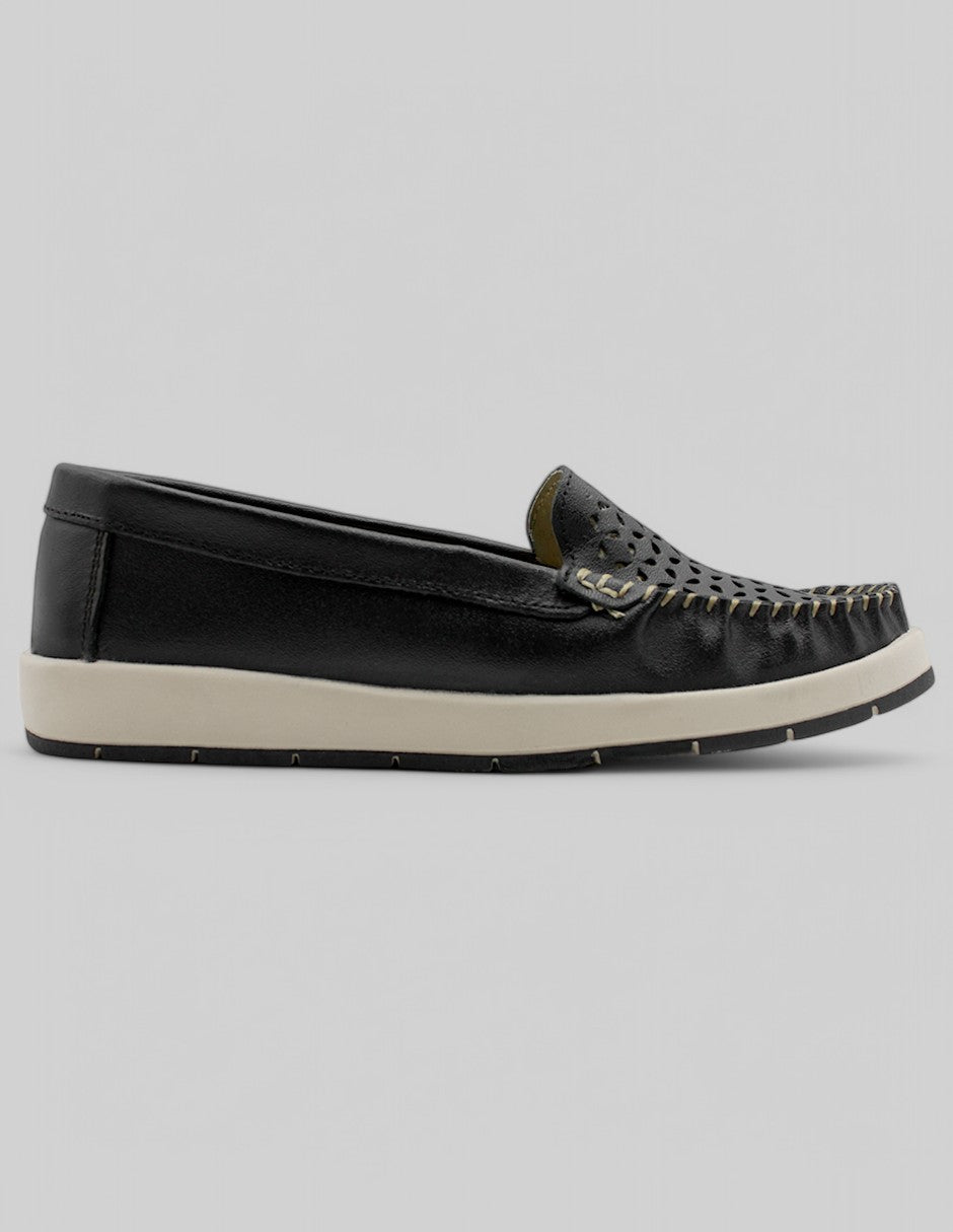 Mocasines HAND MADE Piel - Negro