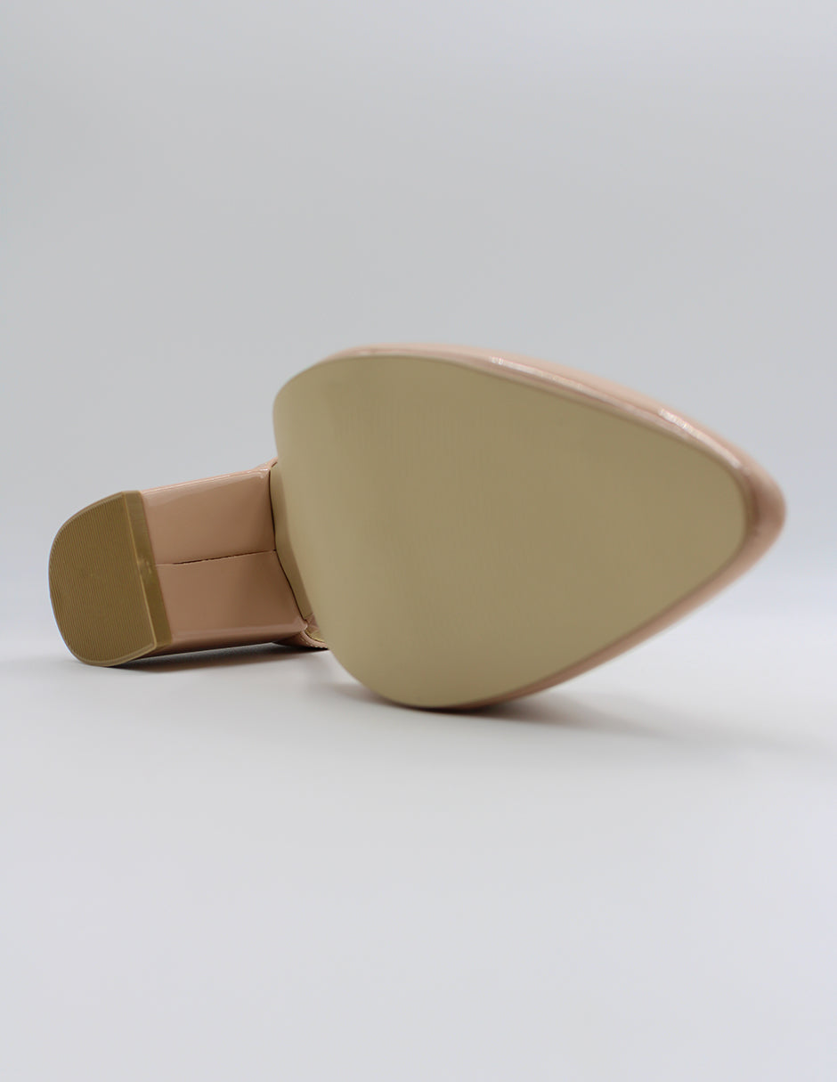Zapatillas Lady en Charol – Café