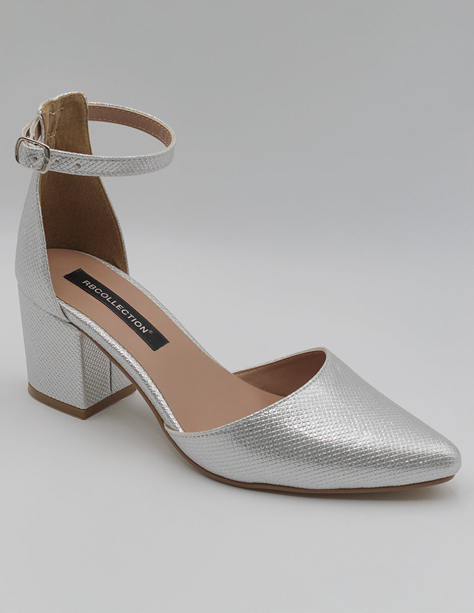 Zapatillas Exterior Piel vegana Color Plata Para Mujer De RBCOLLECTION