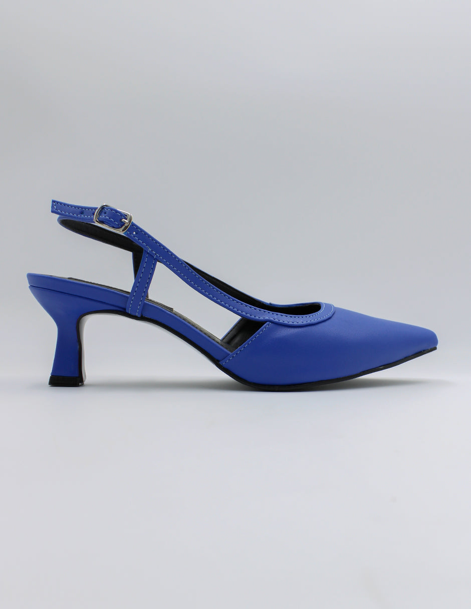 Zapatillas Kitten en Piel vegana – Azul