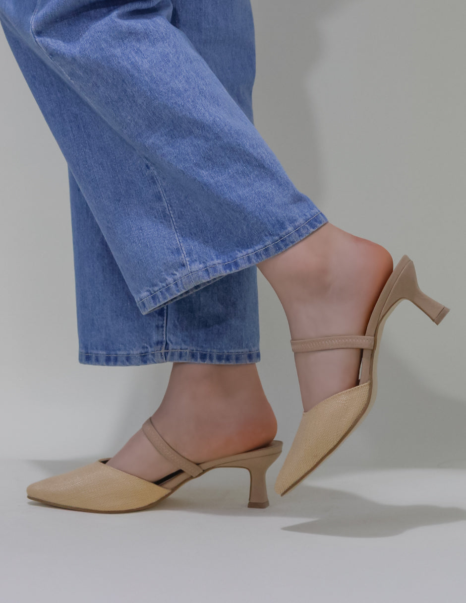 Zapatillas Clasy en Textil – Beige