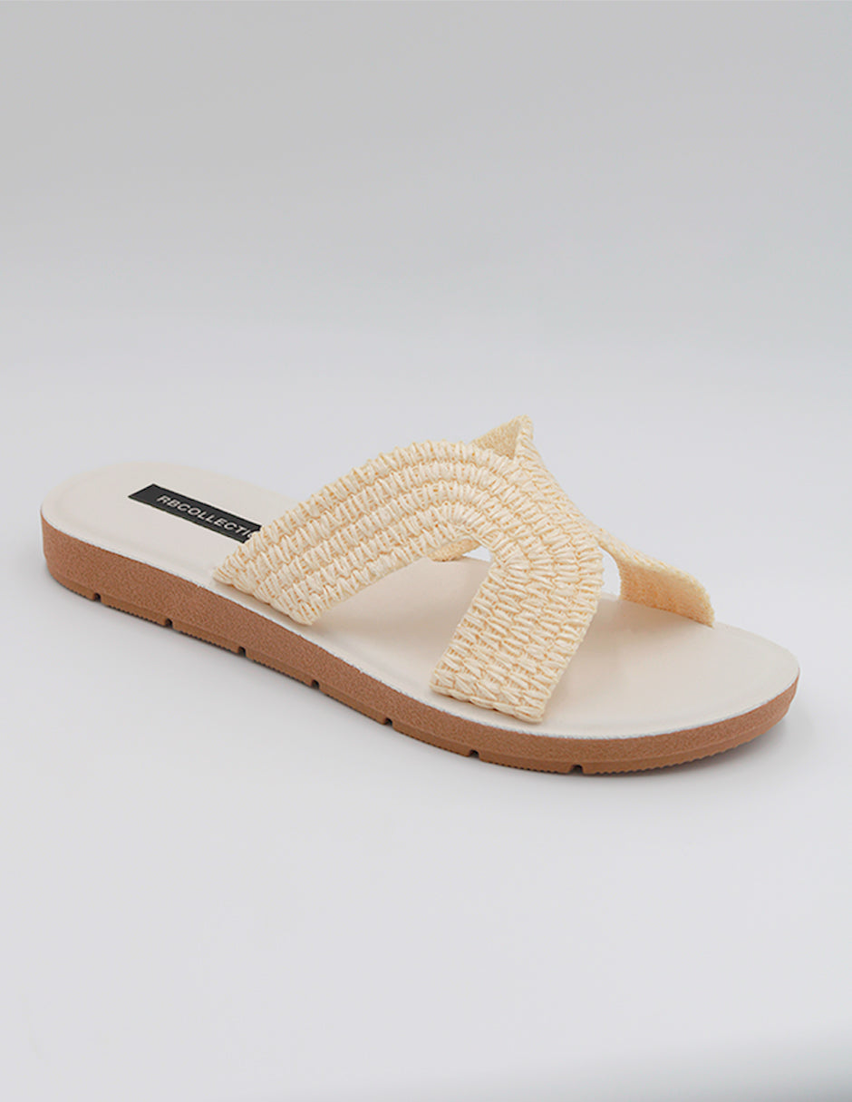 Sandalias de piso Exterior Textil Color Late Para Mujer De RBCOLLECTION
