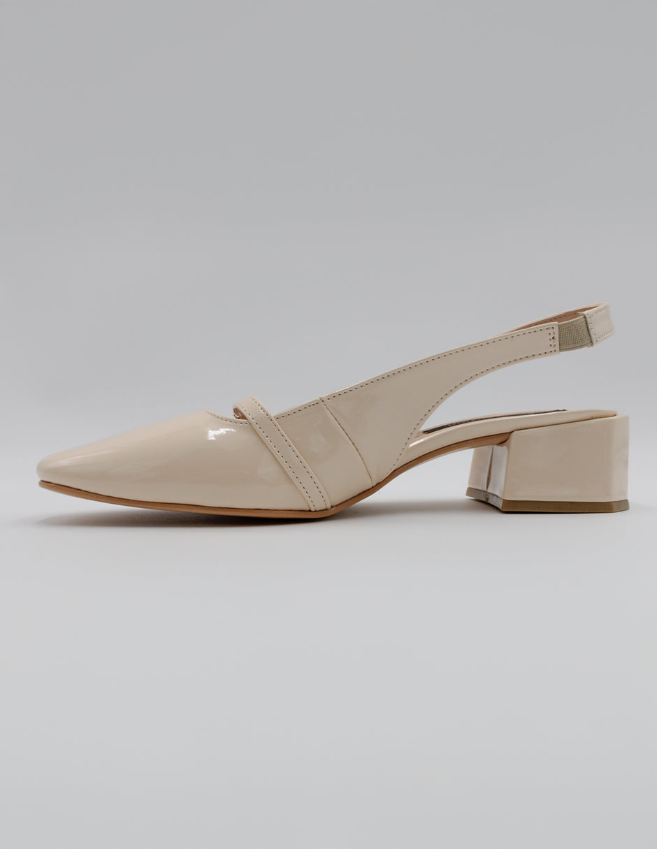 Zapatillas Durliny en Charol – Beige