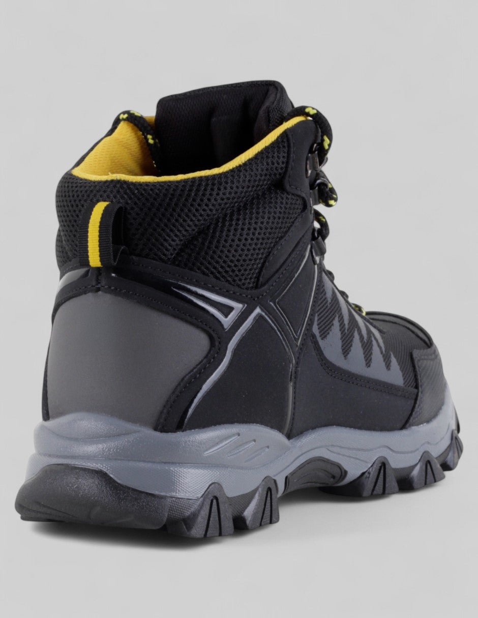 Botas para senderismo Hand made en Piel vegana – Negro