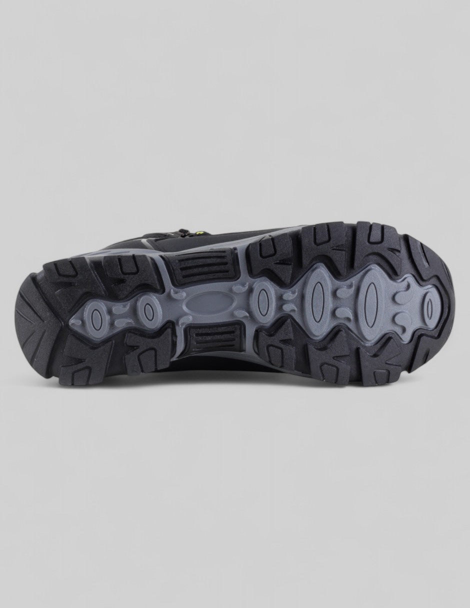 Botas para senderismo Hand made en Piel vegana – Negro