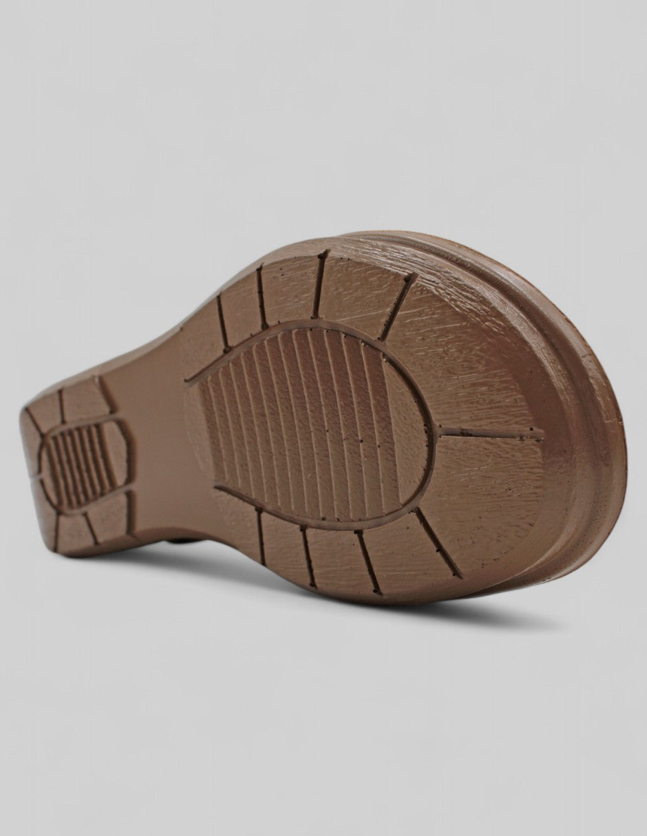Sandalias con plataforma Daily  Piel vegana - Café
