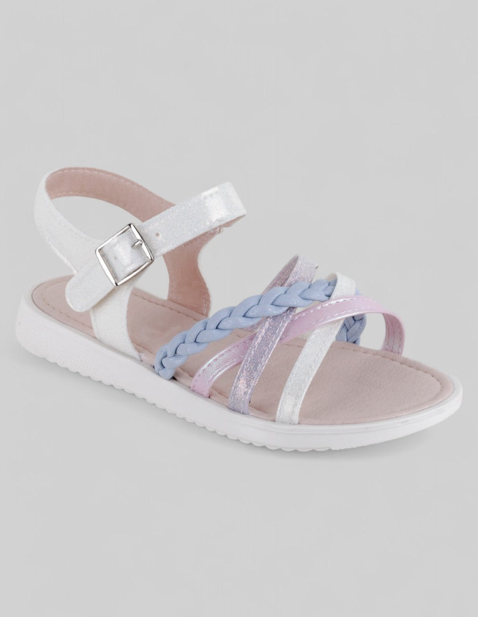 Sandalias Kids  en Sintético – Blanco
