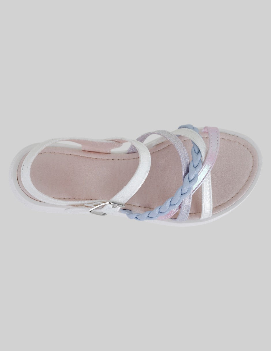 Sandalias Kids  en Sintético – Blanco