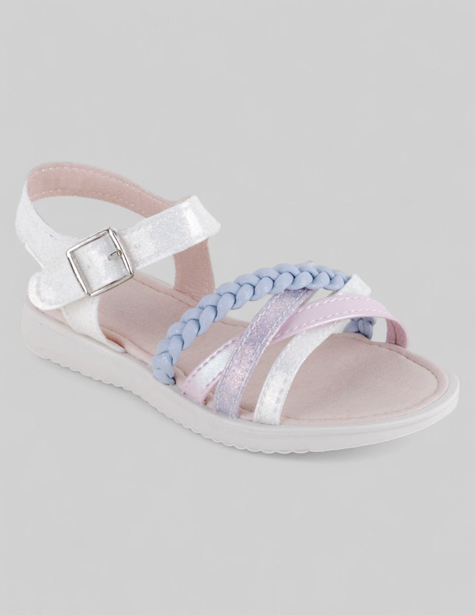 Sandalias Kids  en Sintético – Blanco