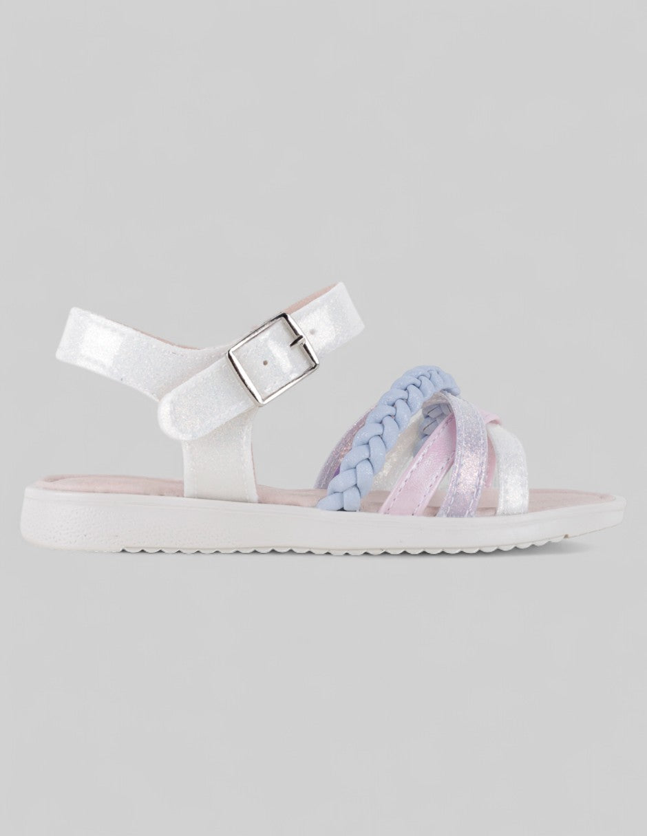 Sandalias Kids  en Sintético – Blanco
