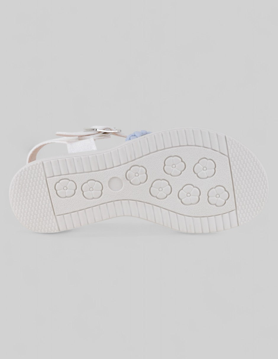 Sandalias Kids  en Sintético – Blanco