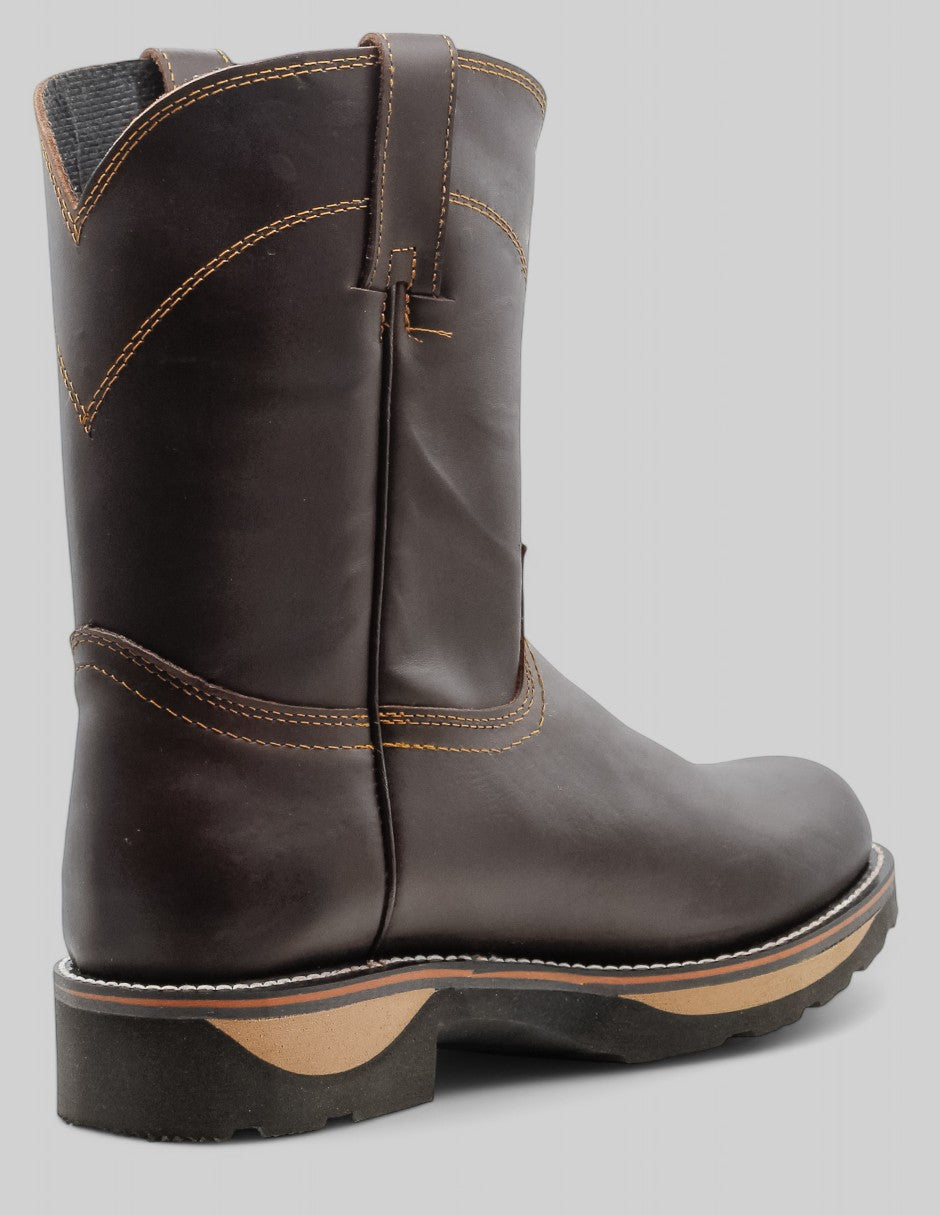 Botas western Cowboy en Piel – Café